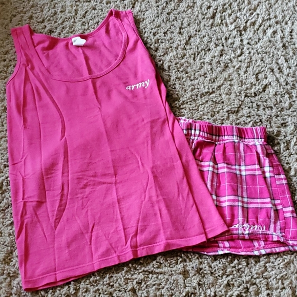 The Concert Tee Other - Women's Pink Army Pajama Set